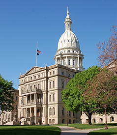 photo of State of Michigan Capitol Building in Lansing, Michigan